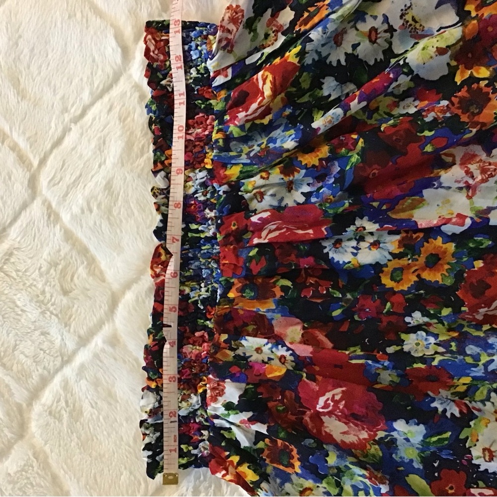 Alice + Olivia Multicolor Floral Skirt - Picture 5 of 7